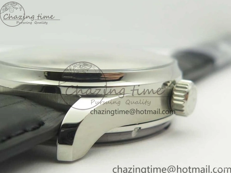 MIROTIME 0510 Efficient Portuguese Tourbillon IW5463 SS ZF Best Edition White Dial on Black Leather Strap 7170